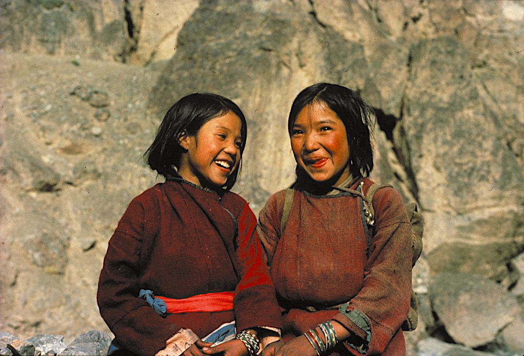 Ladakhi girls. Photo credit: Helena Norberg-Hodge
