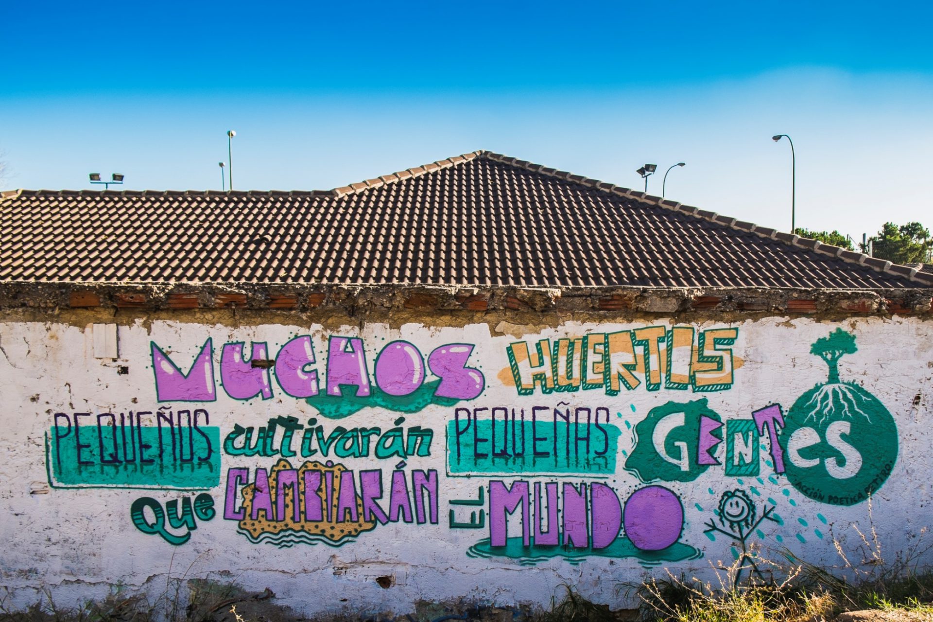 Mural of Adelfas community garden. Credit: Alberto del Rio