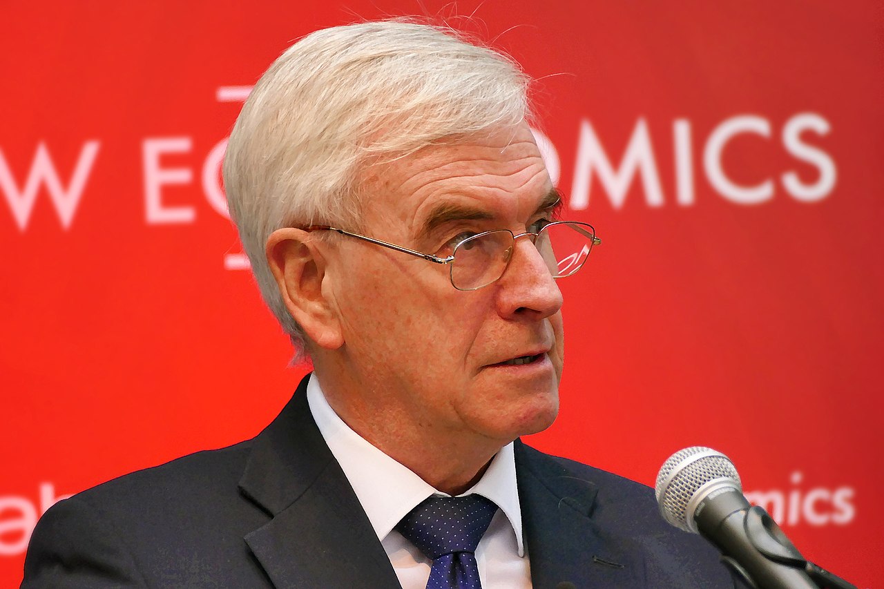 John McDonnell giving a speech in Preston on Labour's 'New Economics' programme in February 2018. Credit: Sophie Brown/Wikimedia | CC-BY-SA-4.0